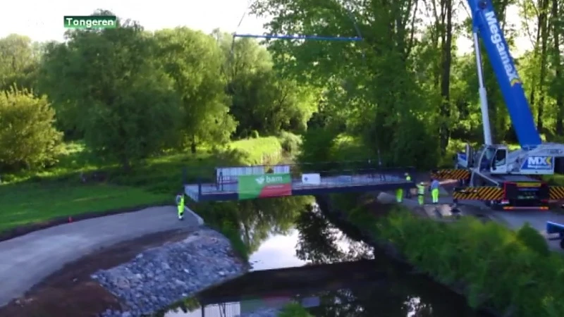 Tongeren legt fietsbrug over de Jeker