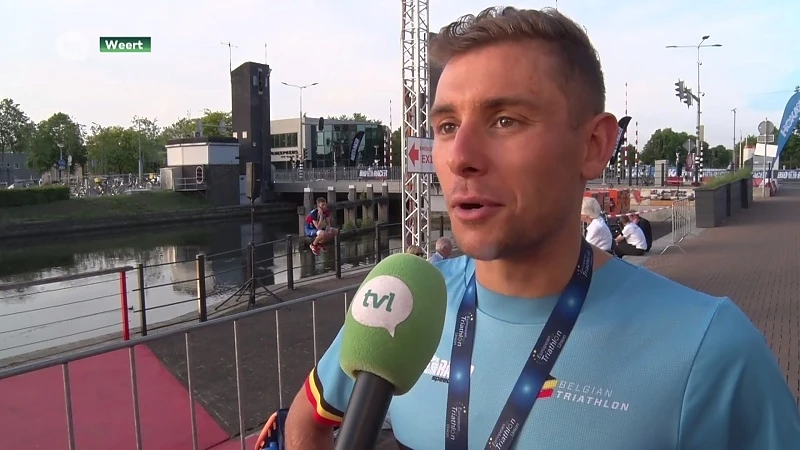 Jelle Geens pakt brons op EK Triatlon