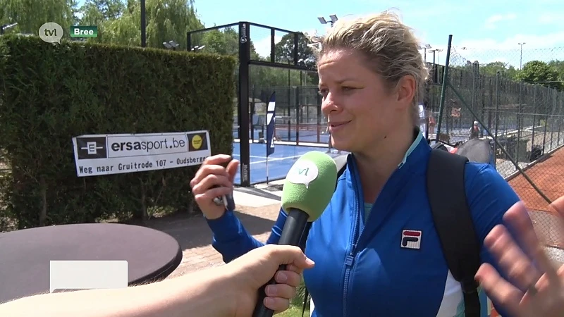 Kim Clijsters geeft padel-initiatie op Academy