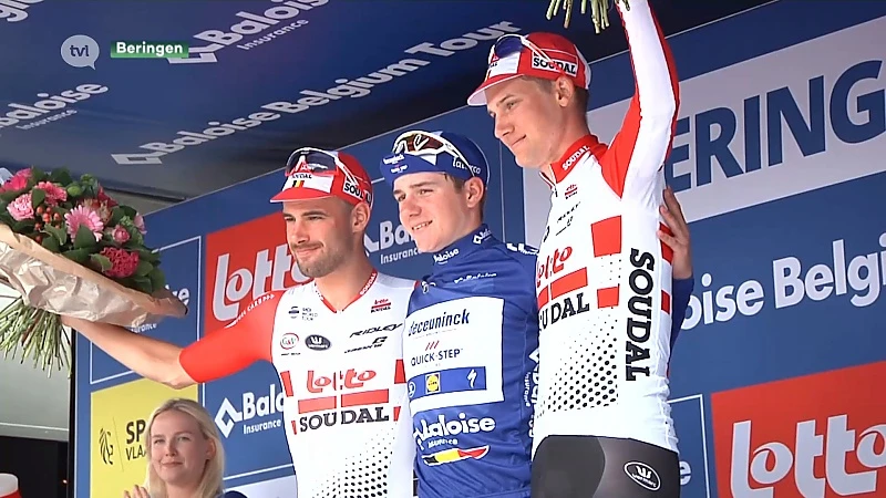 Remco Evenepoel wint Baloise Belgium Tour, Coquard snelste in Beringen