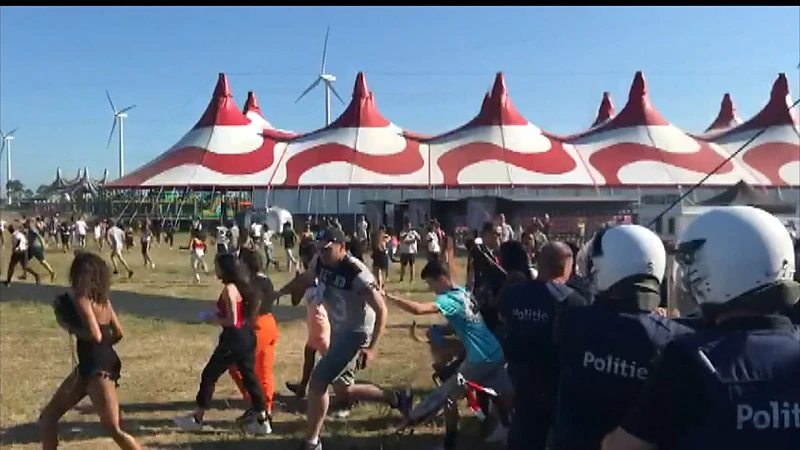 Bezoekers Vestiville bestormen festivalweide na opschorting festival