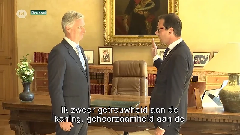 Wouter Beke legt eed af als minister in de federale regering