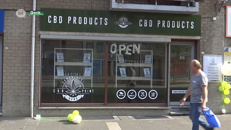 Politie neemt alle rookwaren in beslag in nieuwe cannabisshop in Genk