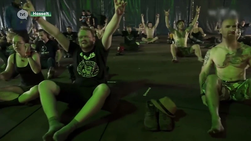 Ontspannen met metalyoga op Pukkelpop