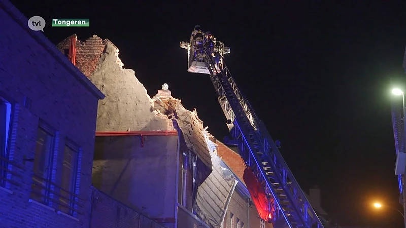Dak van huis stort in in Tongeren
