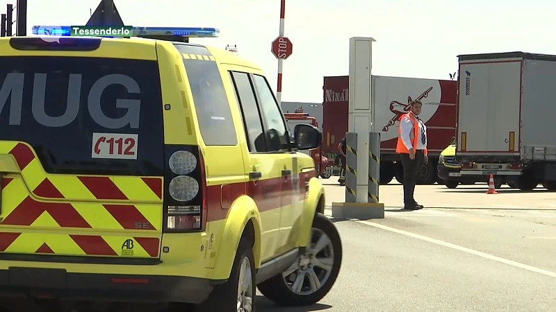 Truckchauffer wordt onwel in vrachtwagen in Tessenderlo