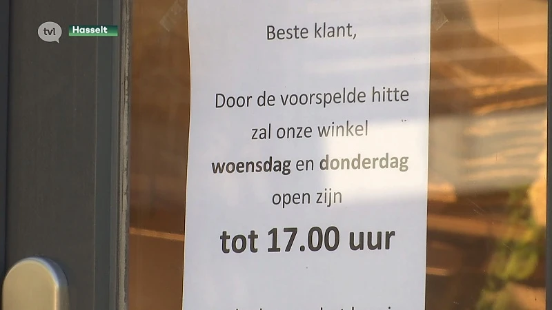Winkels sluiten of passen openingsuren aan door hittegolf