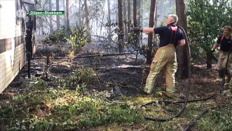 Bosbrand in Dilsen-Stokkem