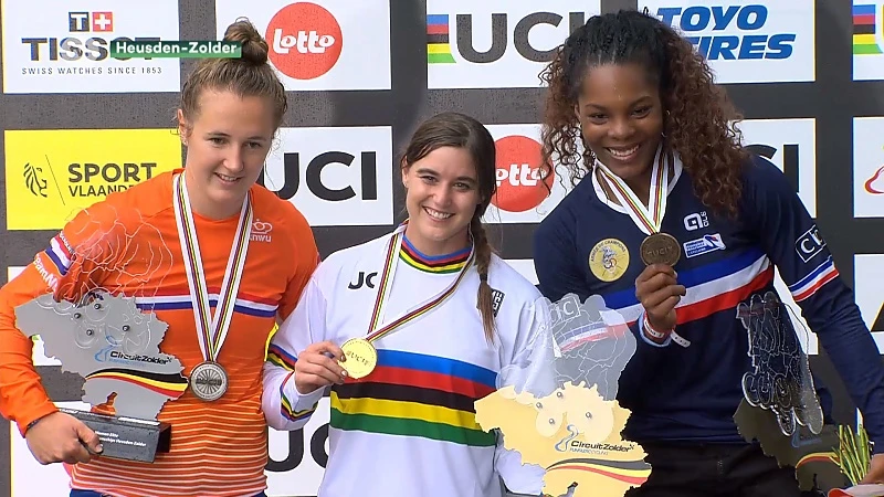 Alise Willoughby & Twan van Gendt kronen zicht tot wereldkampioen BMX in Zolder