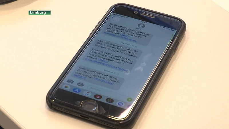 Limburgers overspoeld met ongewenste reclame-sms'en