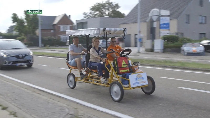 Peltse radiomaker rijdt met gocart van Hasselt naar Middelkerke