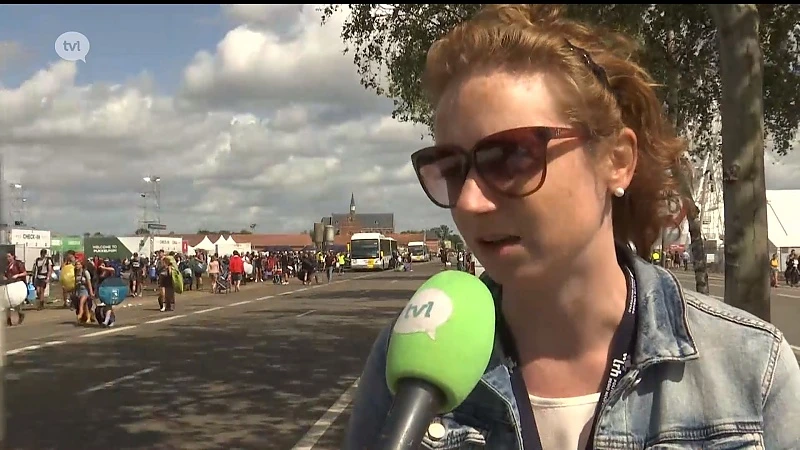 Dorien Baens (politie LRH): "Veel festivalgangers zijn gisterenavond al vertrokken"