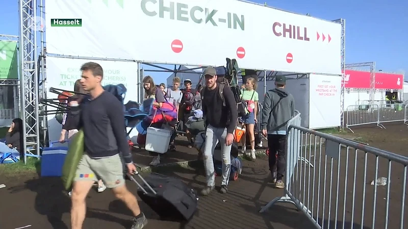 Uittocht Pukkelpop verloopt vlot