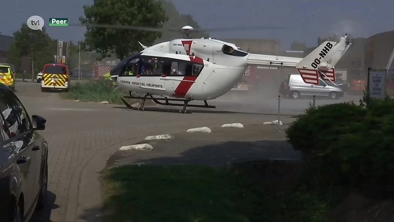 Vier gewonden bij ongeval tijdens dakwerken in Peer