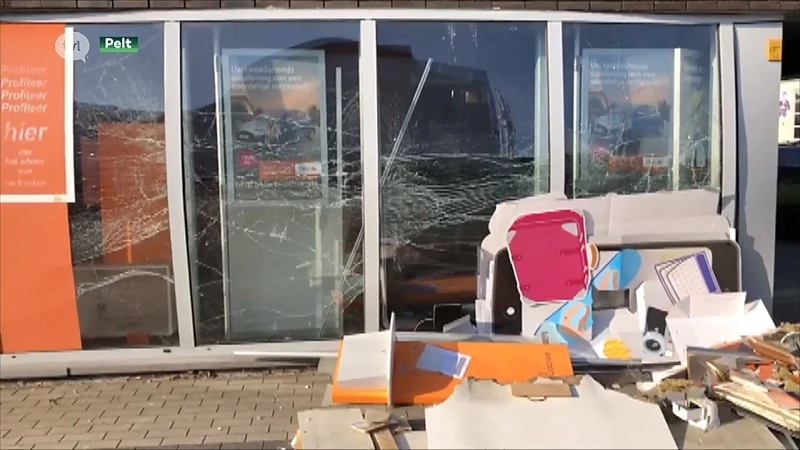 Plofkraak op bankkantoor in Pelt