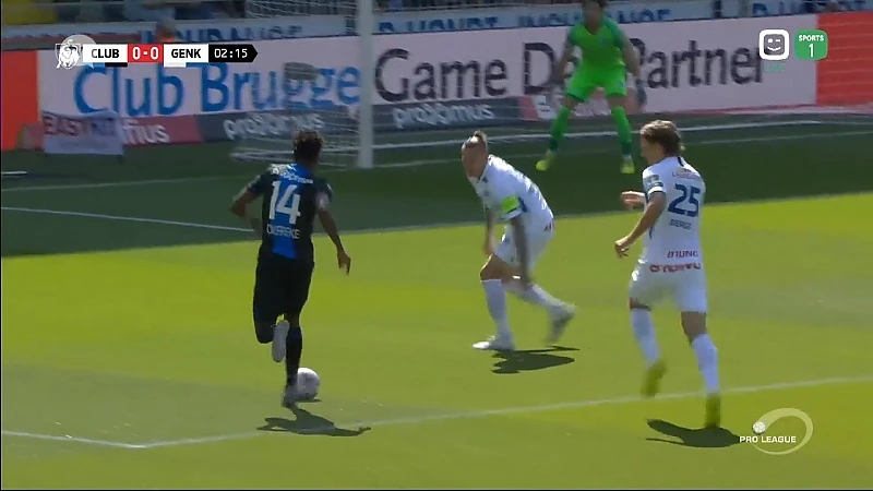 Club Brugge en Racing Genk delen de punten in aangename topper