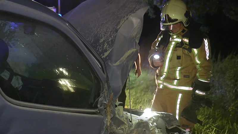 Veldwachter redt automobilist uit brandende auto in Bilzen