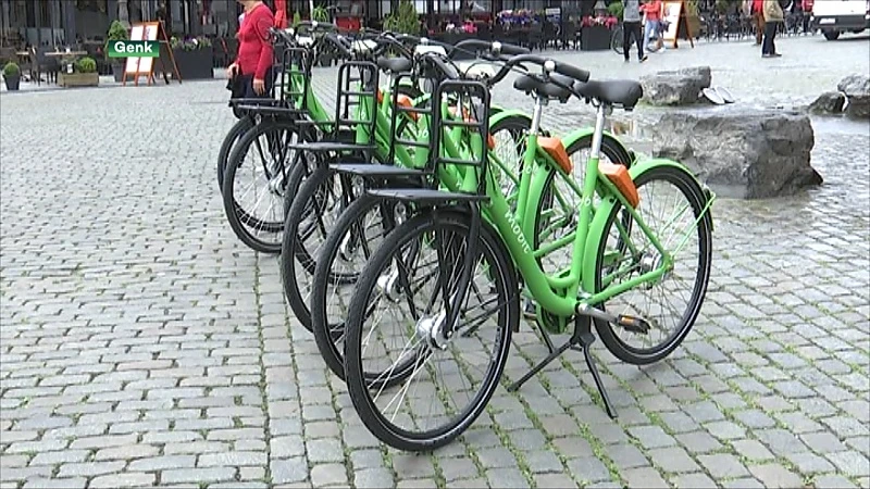 Deelfietsen Mobit vaakst vernield in Genk