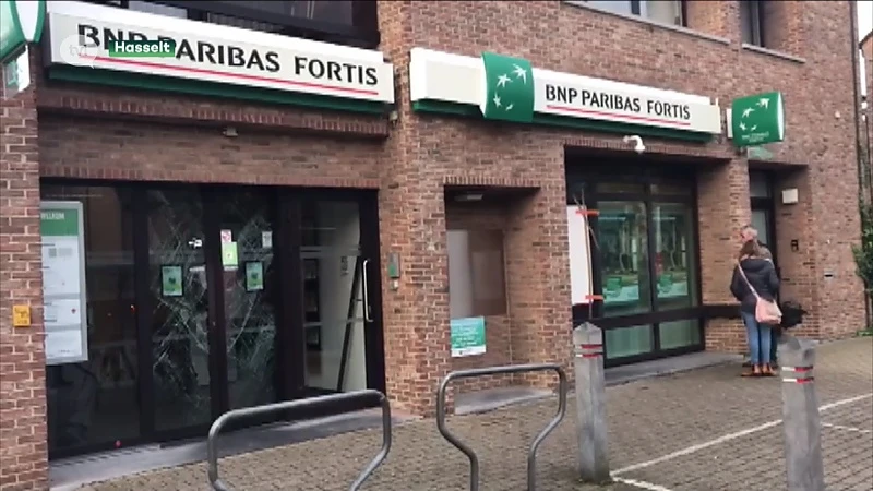 Plofkraak op bankkantoor in Kermt
