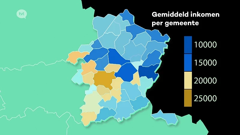 Limburgers hebben het laagste inkomen van alle Vlamingen