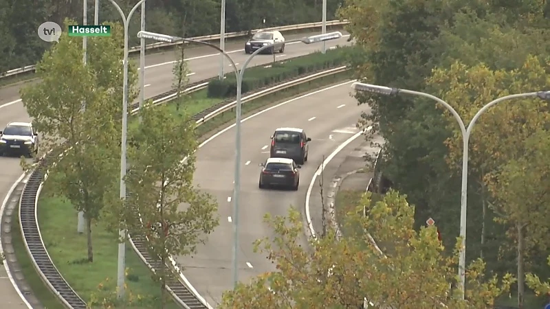 Vanaf zaterdag versmalde rijstroken op Grote Ring in Hasselt