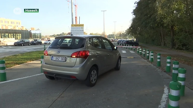 Slagbomen aan PXL parking zorgen voor opschudding