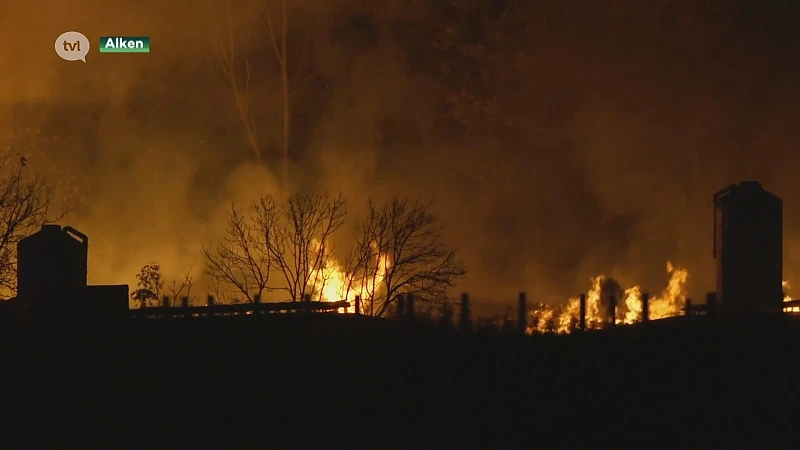 Stallenbrand in Alken
