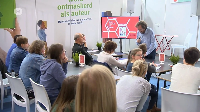 Dictee op de Boekenbeurs