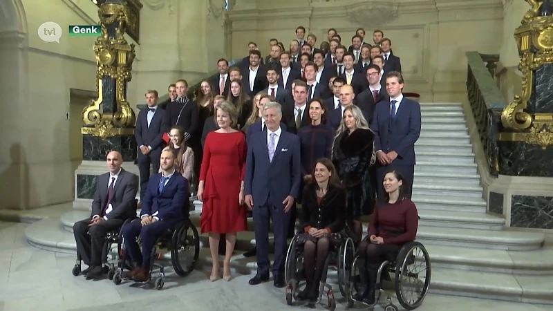 Koning ontvangt Limburgse topsporters