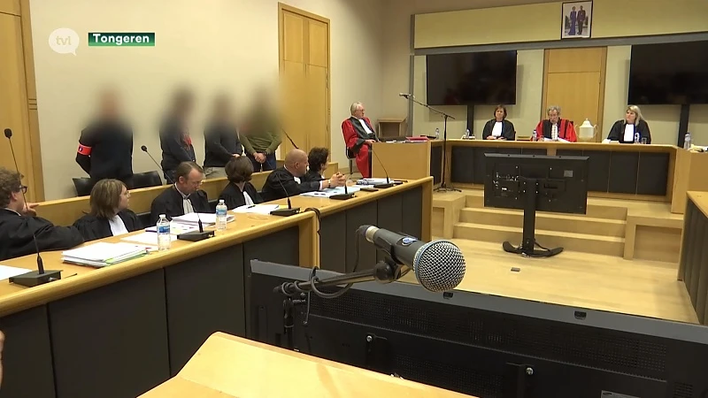 Enorme veiligheidsmaatregelen tijdens moordproces in Tongeren