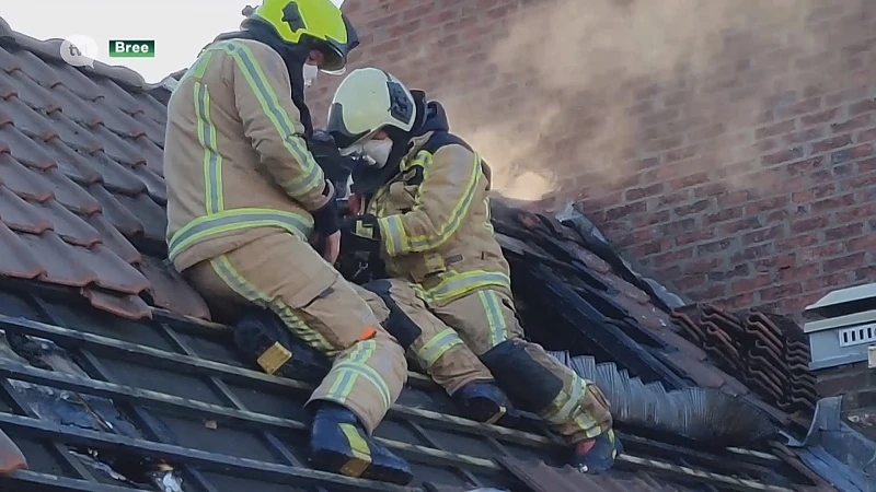 Twee studio's vernield en onbewoonbaar na zware brand in Bree