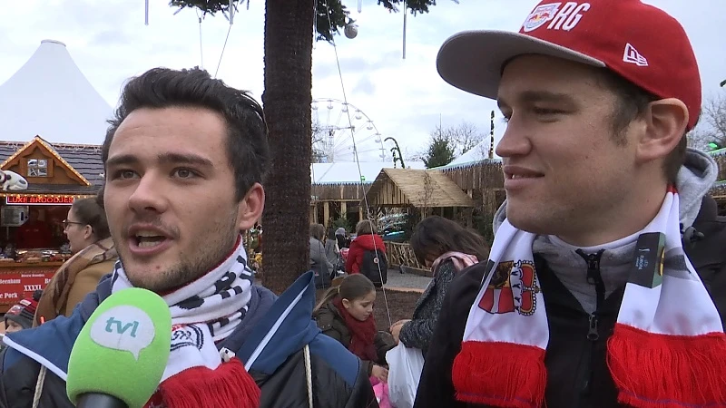 Spelers en supporters Salzburg bezoeken Winterland in Hasselt