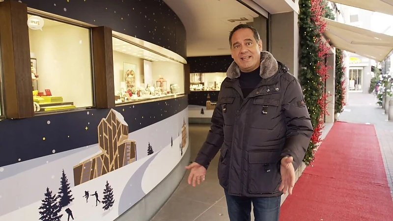 Kerstsfeer in de binnenstad van Hasselt