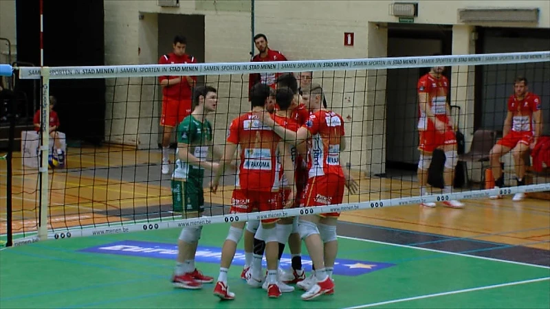 Maaseik blijft aan de leiding na zege in Menen