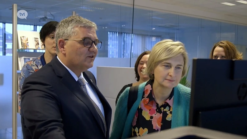 Hilde Crevits bezoekt de VDAB