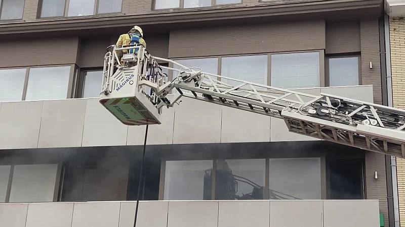 Appartement brandt volledig uit in Diepenbeek
