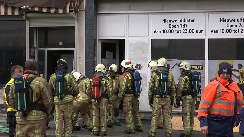 Brand in kraakpand aan station in Hasselt