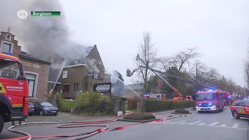 Woonwinkel brandt uit in Borgloon