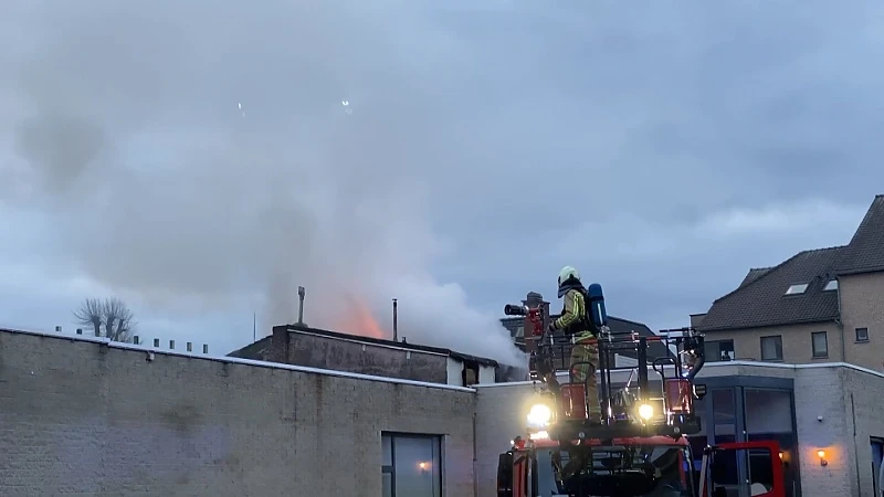 Is hevige huisbrand in Tongeren aangestoken?
