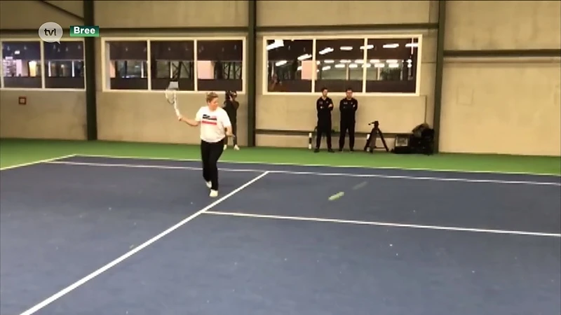 Kim Clijsters stelt haar team voor