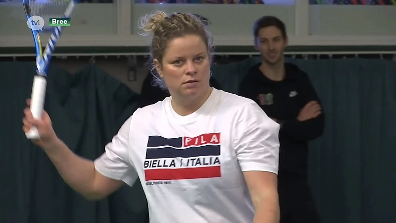Kim Clijsters stelt nieuw team voor. "Denk nog niet aan de Olympische Spelen"