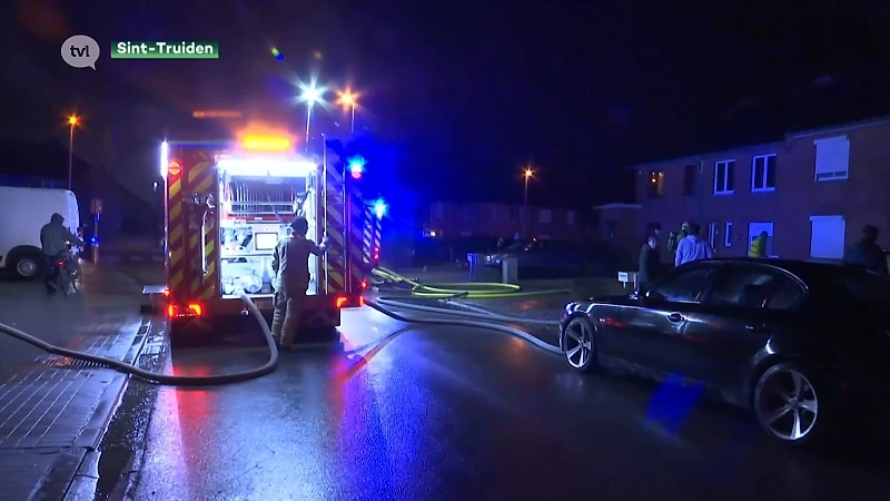Rijwoning volledig verwoest door brand in Sint-Truiden