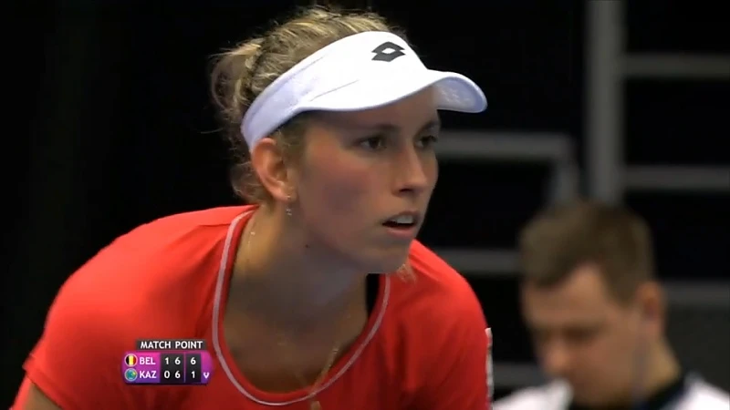 Elise Mertens mept België naar finaleweek Fed Cup