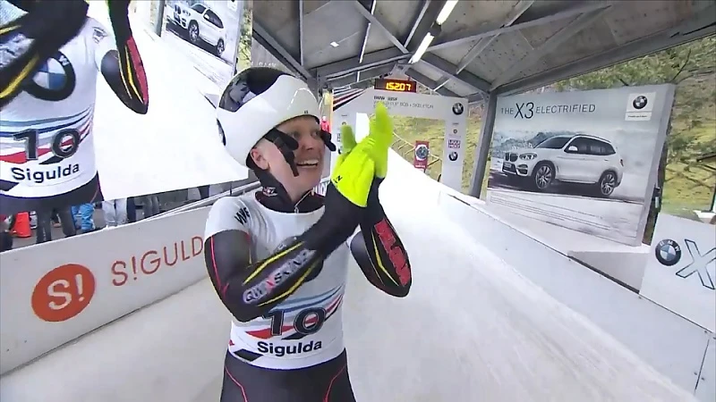 Kim Meylemans knap vijfde op EK skeleton