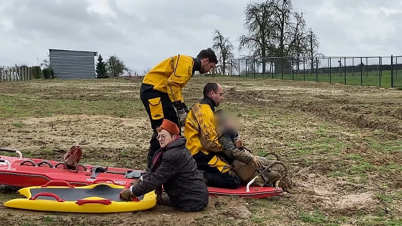 Twee vrouwen gered uit zinkput in Bilzen