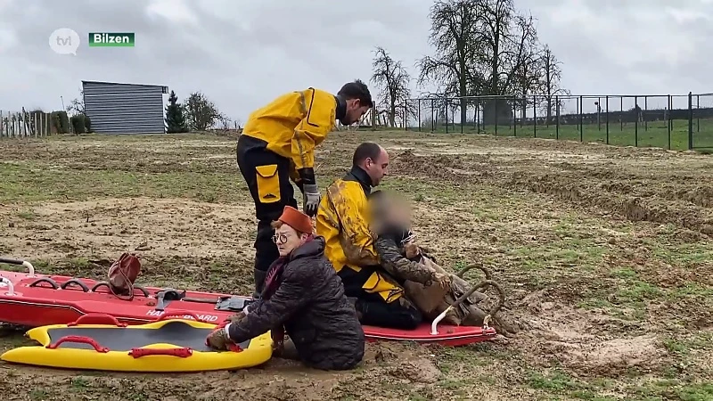 Twee vrouwen gered uit zinkput in Bilzen