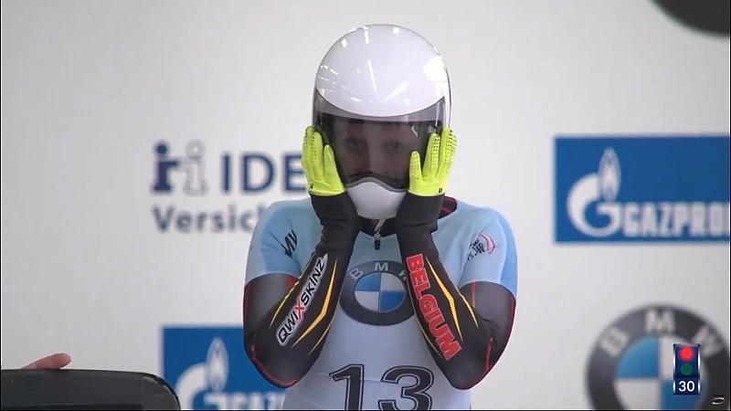 Kim Meylemans knap 9de op WK skeleton
