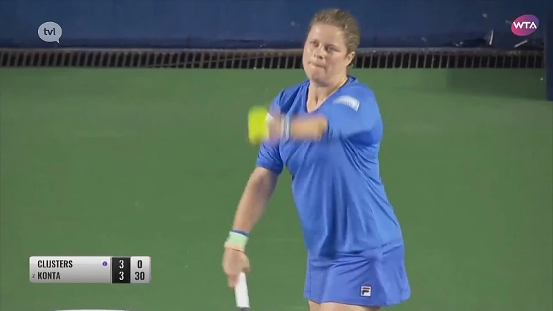 Kim Clijsters gaat dubbelen