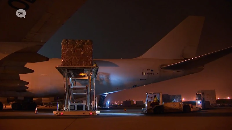 5 miljoen mondmaskers geleverd in luchthaven van Luik