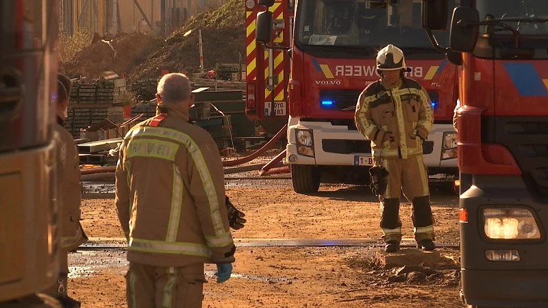 Brand bij gloednieuwe biostoomcentrale van Bionerga in Beringen